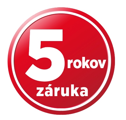 5 rokov zaruka
