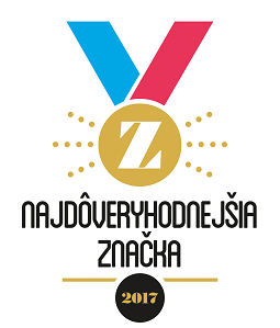 Ocenenie - Najdôveryhodnejšia značka 2017