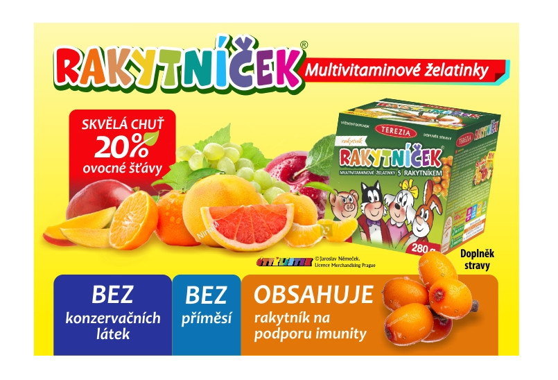 RAKYTNÍČEK multivitamínové želatínky