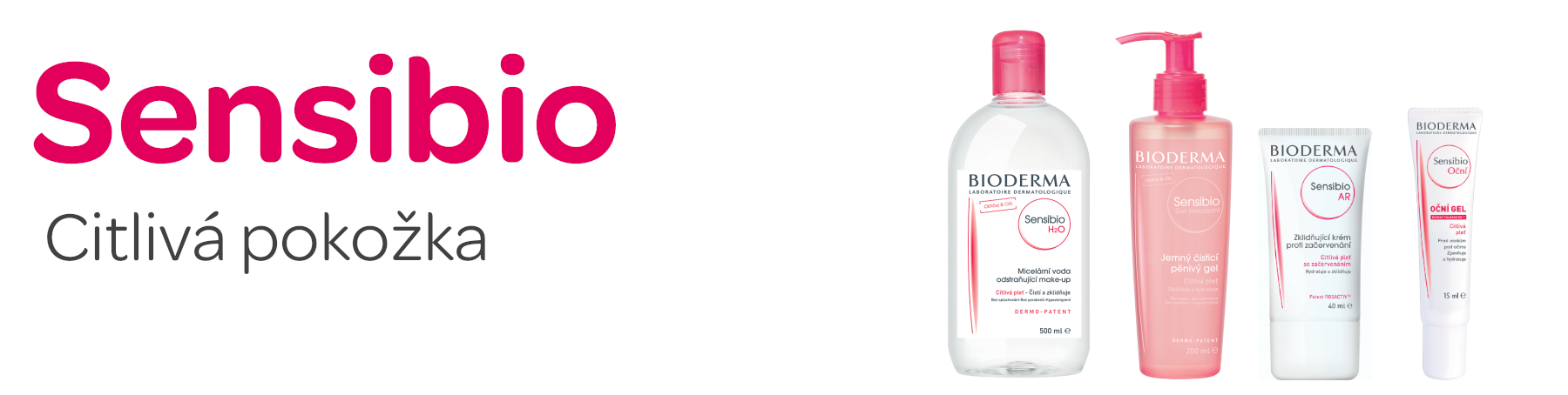 Bioderma senzibio, citlivá pokožka
