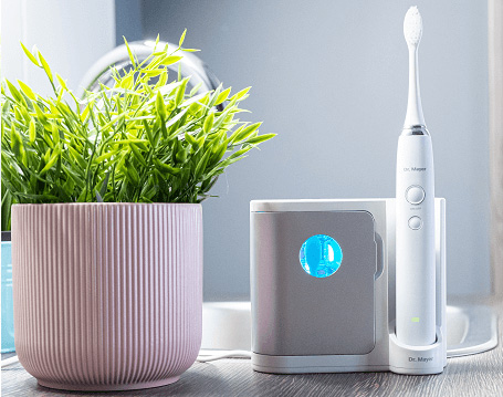 dr. mayer, sonická kefka, časovač, uv čistenie, 40 000 vybrační cyklov, 4 režimy, dentálná hygiena