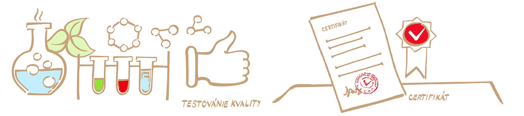 Terezia, Overené suroviny, Čisto prírodné produkty, Certifikovaná výroba, Tradícia už 30 rokov