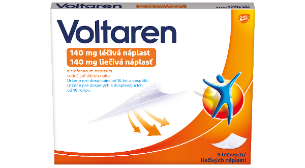 Voltaren liečivá náplasť
