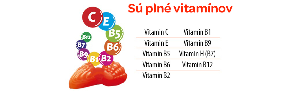 Terezia, rakytníček, multivitamínové želatínky, 9 vitaminu, morsky svet, podpora imunity, Zdravá odmena, doplnenie vitamínov