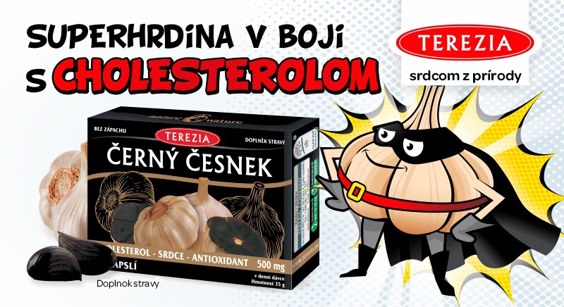 Terezia, doplnok stravy, cierny cesnak, cholesterol, imunita, srdce, cievy, antioxidant
