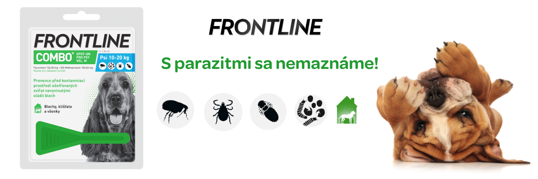 Frontline Combo Spot on Dog M 1x1 pipeta 1.34ml