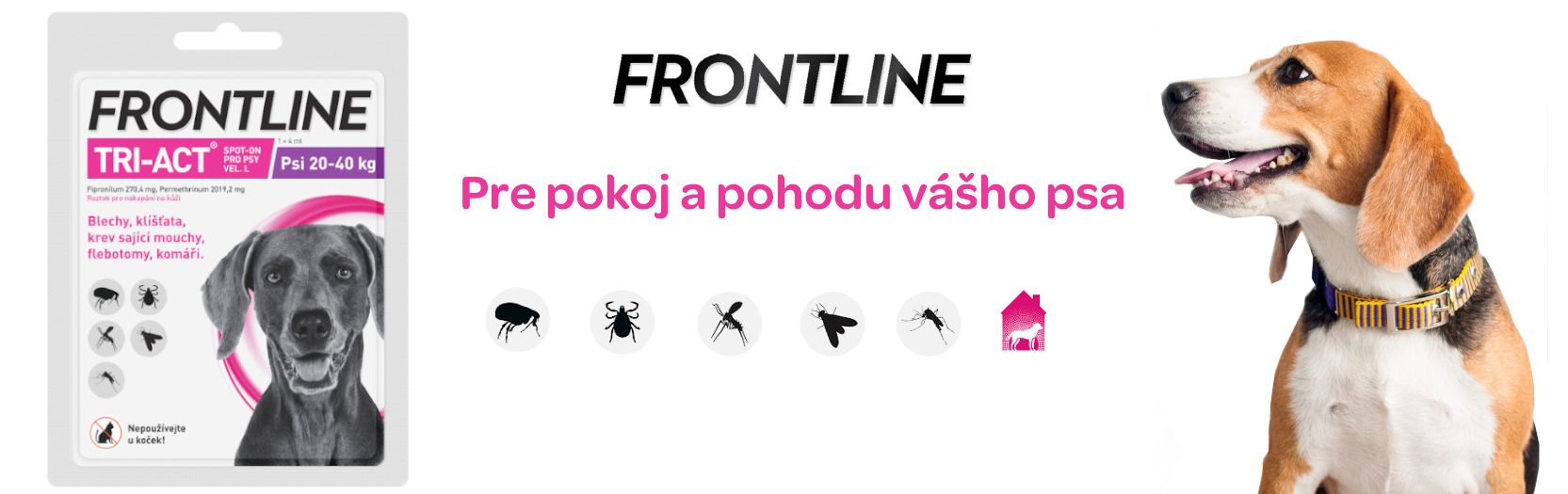 Frontline Tri-Act psi 20-40kg spot-on 1x1 pipeta