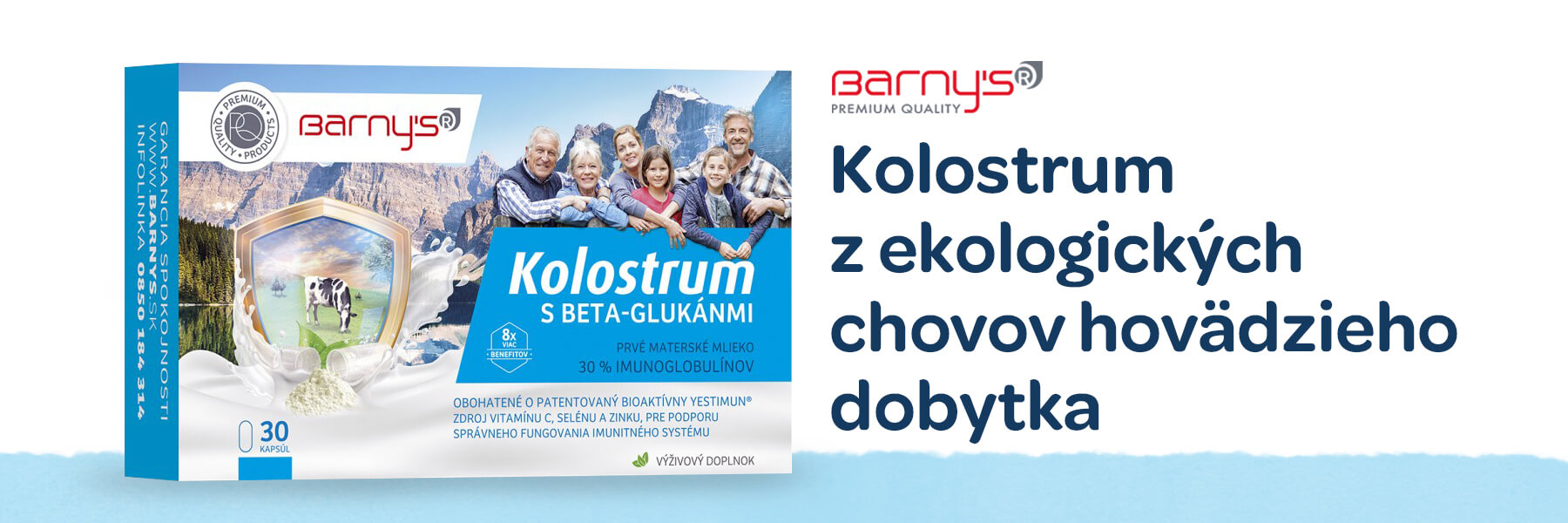 barny's kolostrum banner