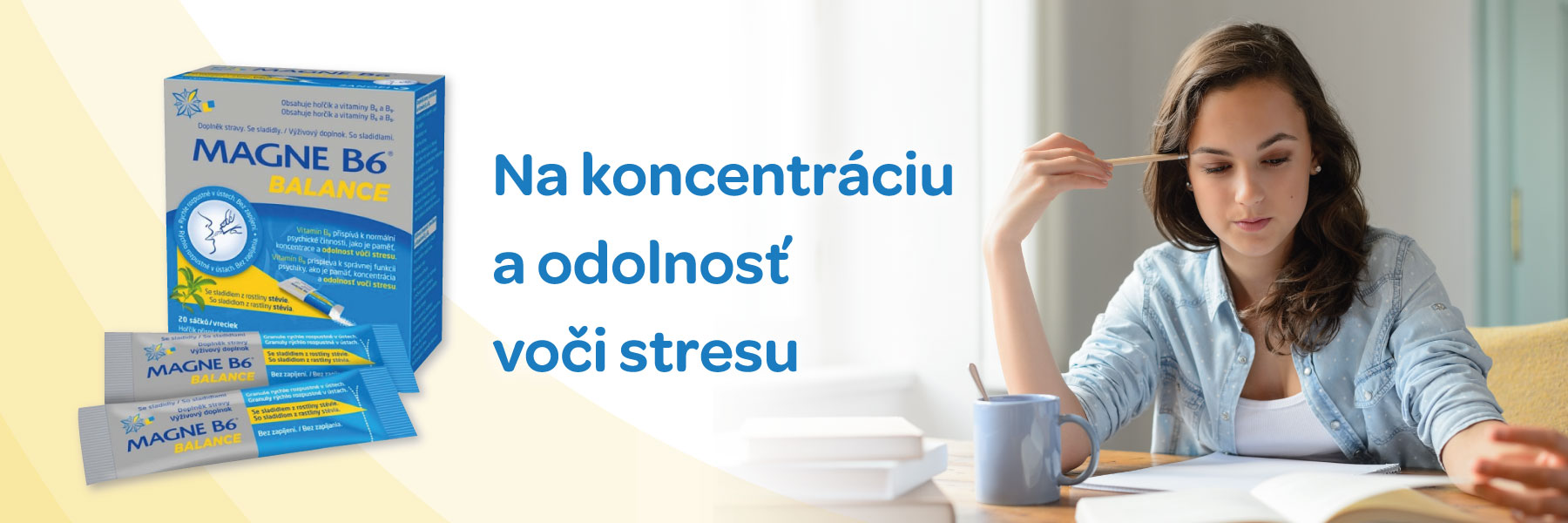 pre koncentráciu a odolnosť voči stresu