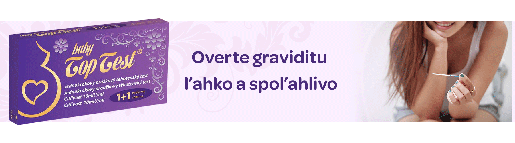 Babz top test, jednorázový těhotenský test