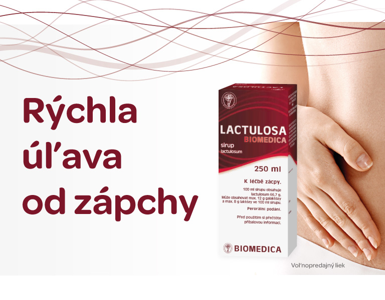 Biomedica Lactulosa pro úlavu od zápchy