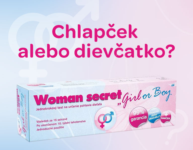 test pohlavia, chlapček alebo dievčatko, funguje po 10. týždni tehotenstva, 99% garancia