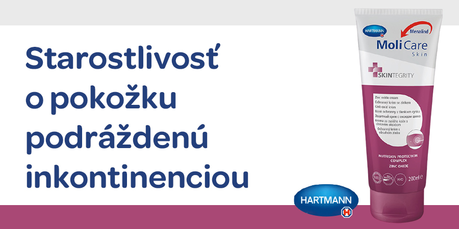 Krém pre pokožku podráždenú inkontinenciou, MoliCare Skin ochranný krém, s obsahom zinku