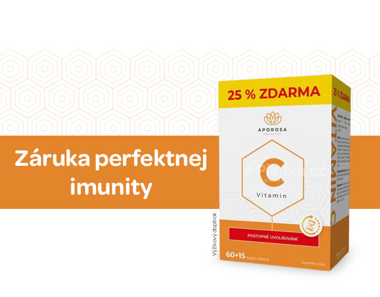 doplněk stravy, vitamin C, postupné uvolňování, Aporosa, banner