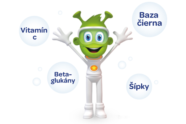 MARŤANKOVIA, vitamín C, imunita, pre rizikové obdobie, betaglukan, šípky, čierny bez