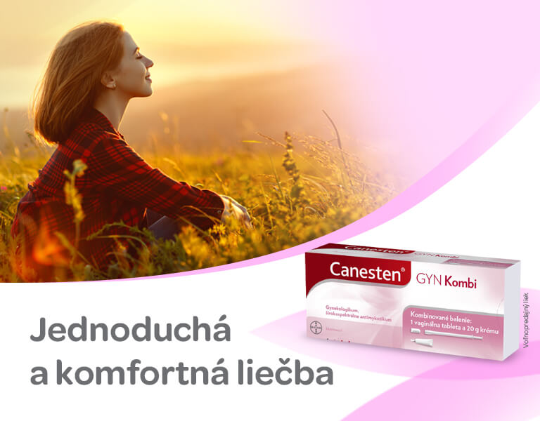 Canesten Kombi vaginální tableta a krém, banner