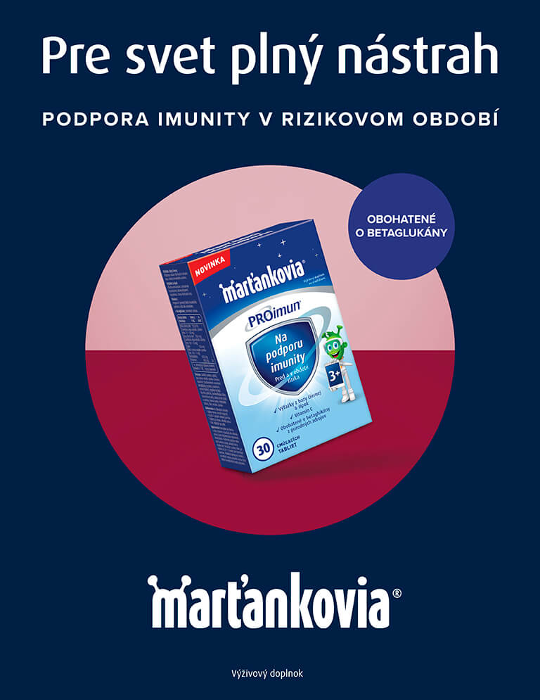 MARŤANKOVIA, vitamín C, imunita, pre rizikové obdobie, betaglukan, šípky, čierny bez