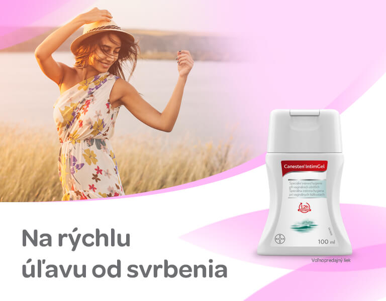 Canesten IntimGel 100 ml, banner, hygiena intímnych partií