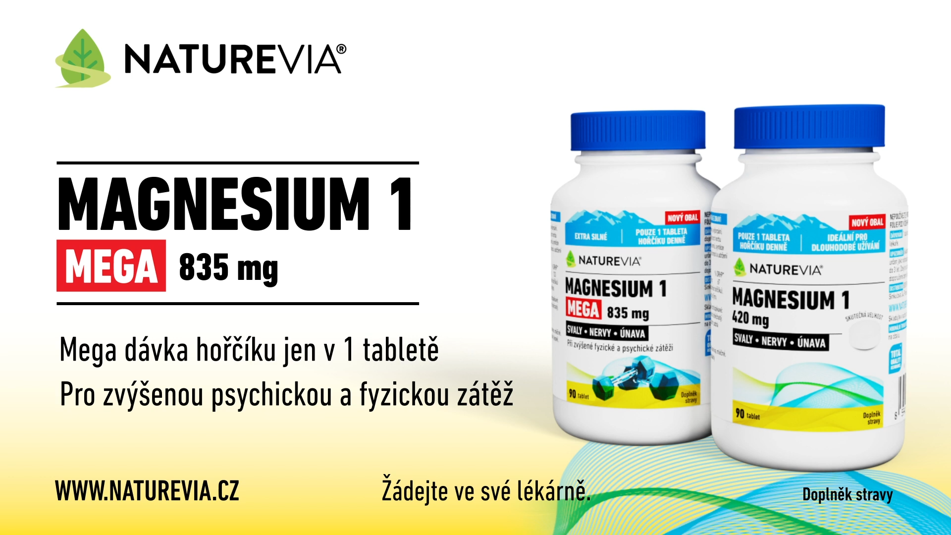 Naturevia, Magnesium pre únavu, imunitu a svaly