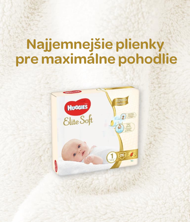 Huggies Jednorázové pleny Elite Soft 3-5kg
