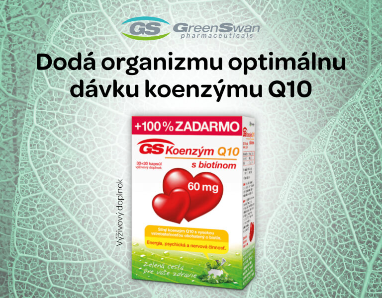 GS Koenzym Q10 60mg 30+30 kapslí