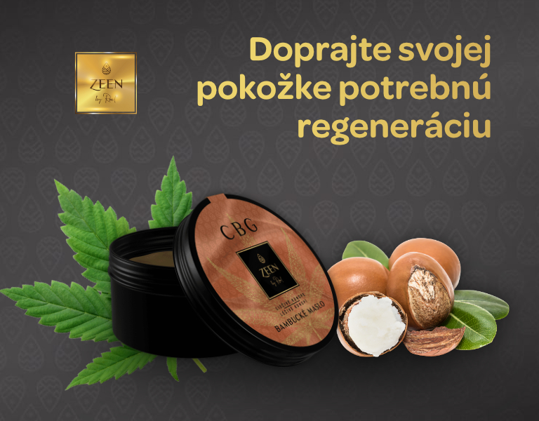 Zeen by Roal CBG cream a bambucké maslo