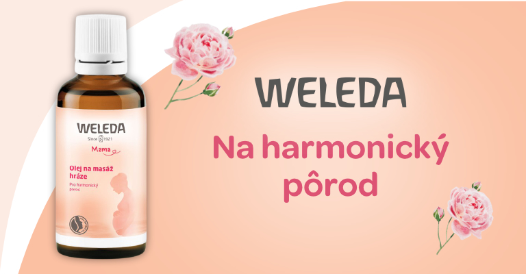 Weleda Olej na masáž hrádze 50 ml