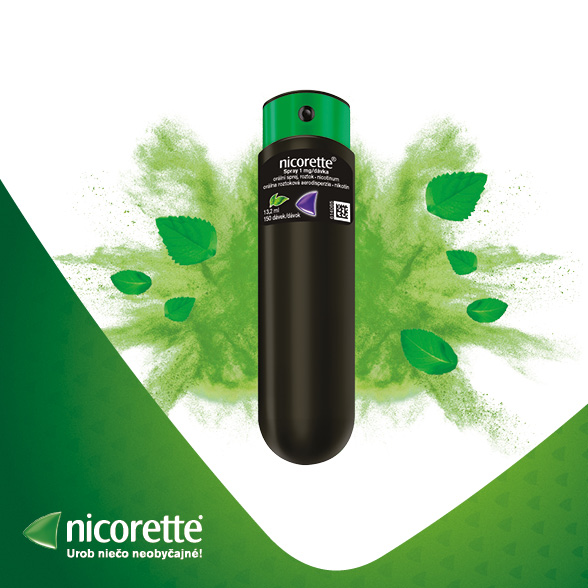 Nicorette® Spray s príchuťou lesného ovocia