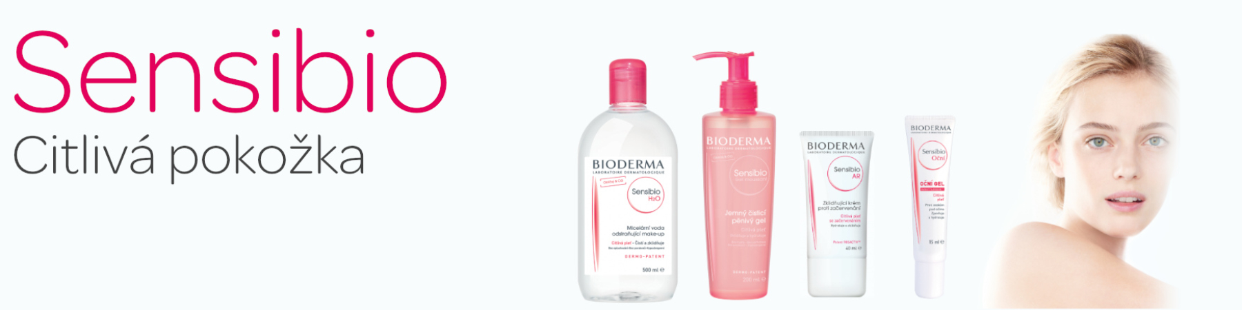 Bioderma senzibio, citlivá pokožka