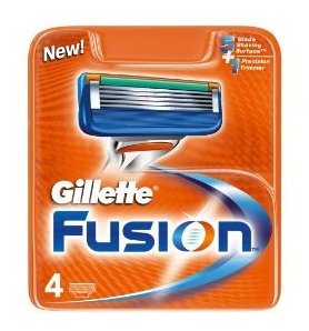 Obrázok GILLETTE Fusion Prípravok na holenie 4ks