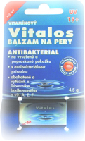 Obrázok VITALOS Balzam na pery antibakterial SPF 15 vitamínový