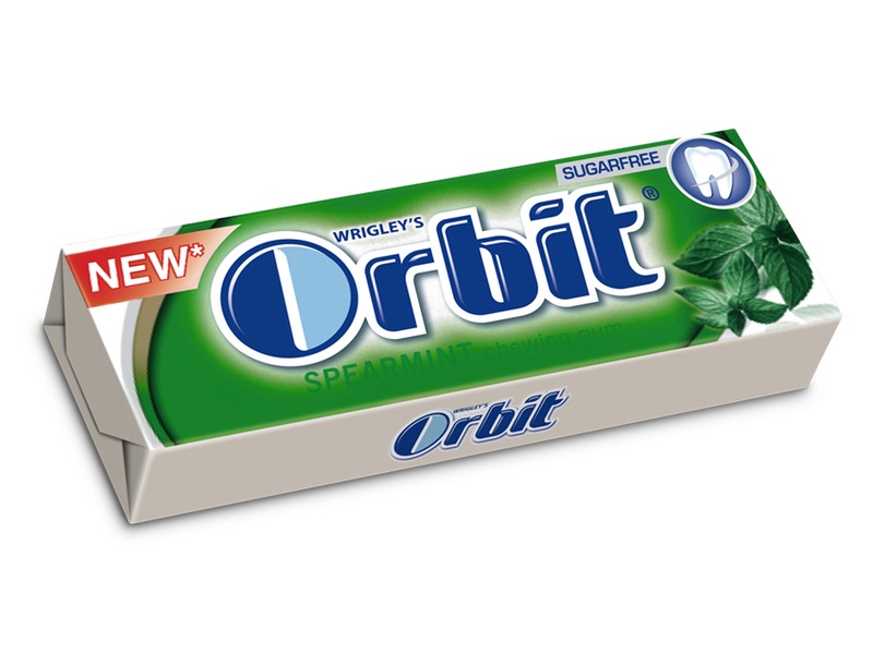 Obrázok Orbit SPEARMINT dražé žuvačky 10 ks