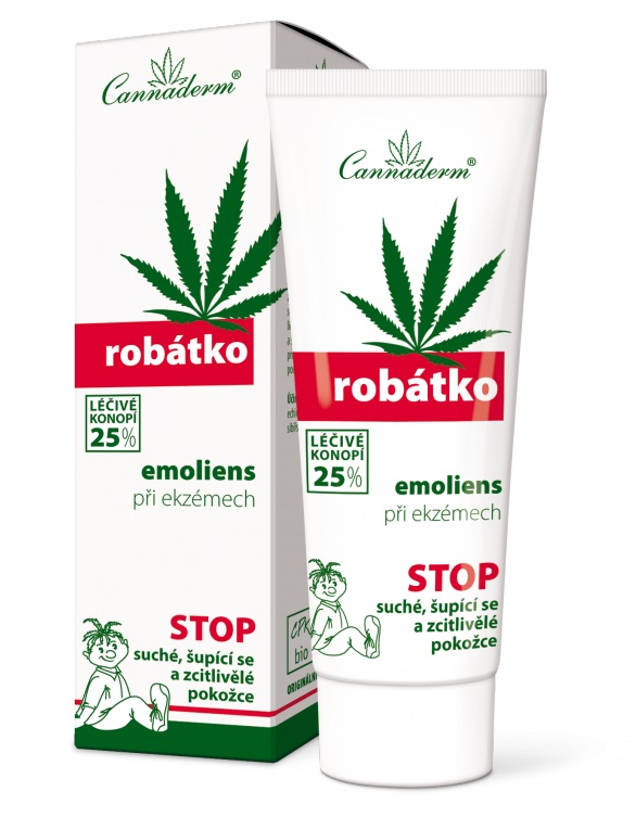 Obrázok Cannaderm ROBÁTKO emoliens pri ekzémoch, zvláčňujúci krém 1x75 g