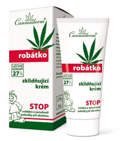 Obrázok Cannaderm ROBÁTKO upokojujúci krém pri svrbení pokožky 1x50 g