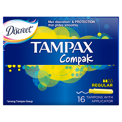 Obrázok DH tampóny Tampax Compak Economy Regular 16 kusov