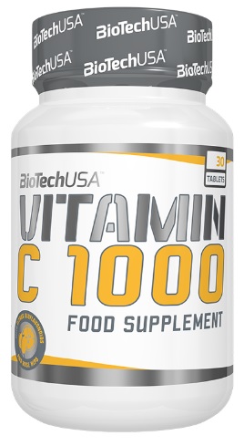 Obrázok BiotechUSA VITAMIN C (1000mg) 30 tbl.