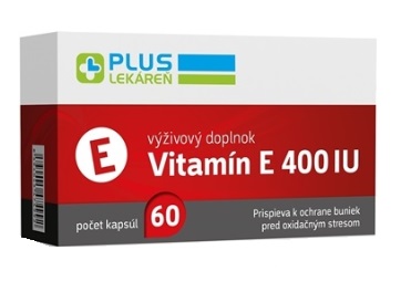 Obrázok PLUS LEKÁREŇ Vitamín E 400 IU, Výhodná cena iba v Najlekárni