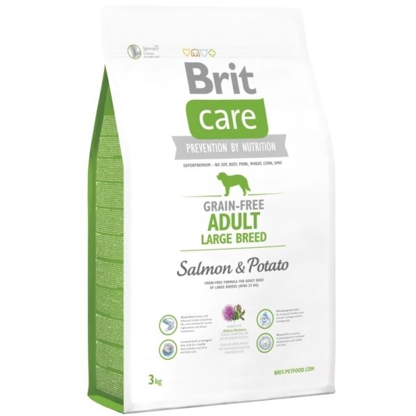 Obrázok Brit Care Dog Grain-free Adult LB Salmon & Potato 3kg