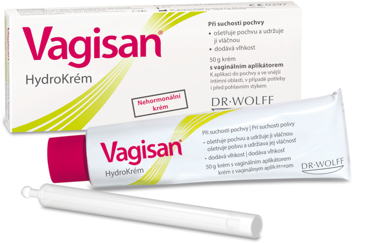 Obrázok VAGISAN Zvlhčujúci krém s vaginálnym aplikátorom 1x50 g