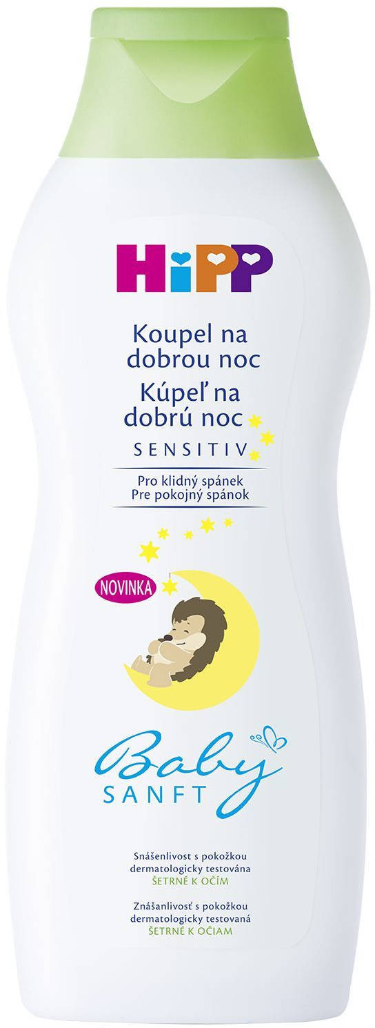 Obrázok HiPP Babysanft ošetrujúci přípravek do kúpeľa 350 ml