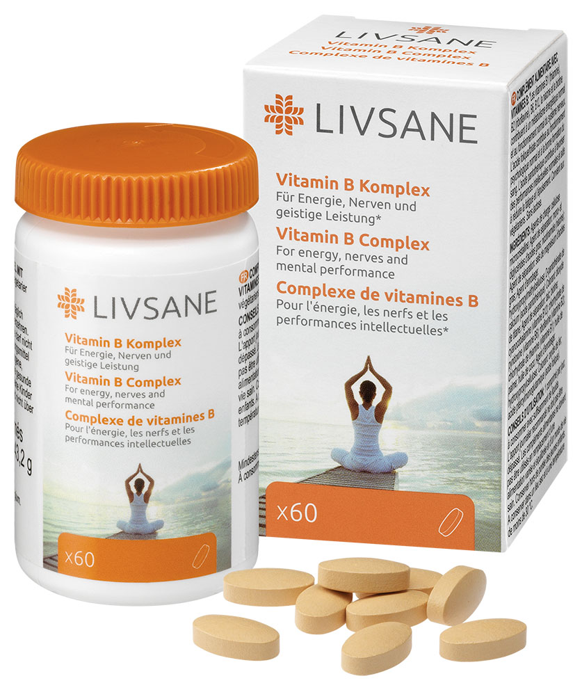 Obrázok LIVSANE Vitamín B komplex tbl 1x60 ks