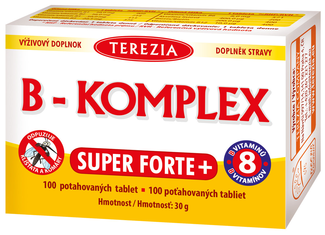 Obrázok TEREZIA B-KOMPLEX SUPER FORTE+