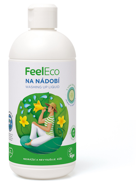 Obrázok Prostředek na mytí nádobí Feel Eco - Okurka 500ml