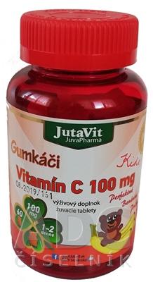 Obrázok JUTAVIT Vápnik + vitamín D3 - kids 30 tabliet