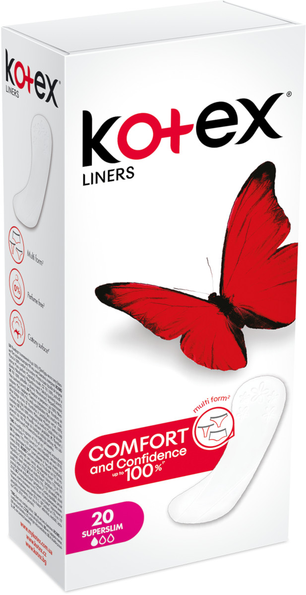 Obrázok KOTEX SUPERSLIM LINERS (20)