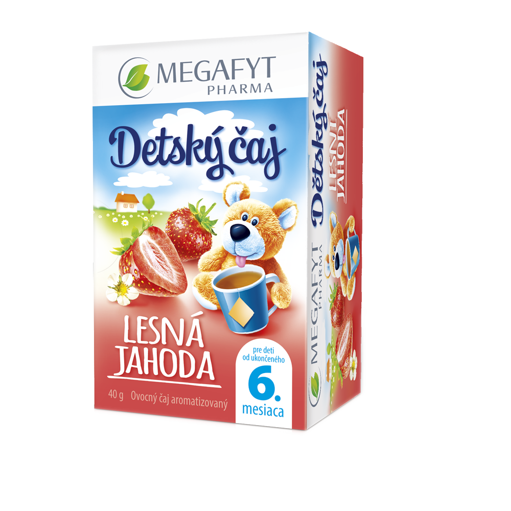 Obrázok MEGAFYT Detský čaj LESNÁ JAHODA inov.2015, ovocný čaj, 20x2 g (40 g)