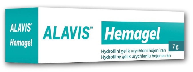 Obrázok ALAVIS HEMAGEL hydrofilný gél 1x7 g