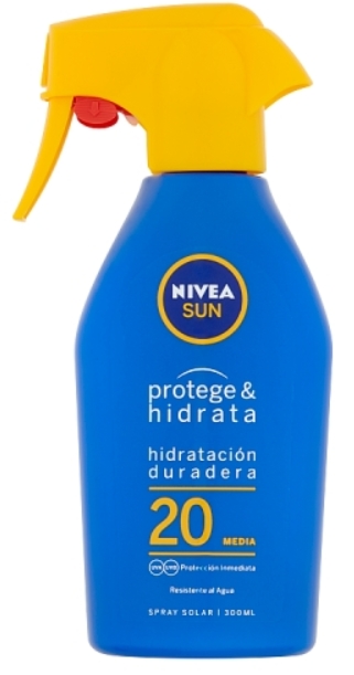 Obrázok Nivea Sun Protect & Moisture hydratačný sprej na opaľovanie SPF 20  300 ml