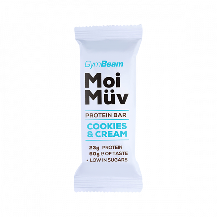 Obrázok Gymbeam Proteínová tyčinka MoiMüv 60 g cookies & cream