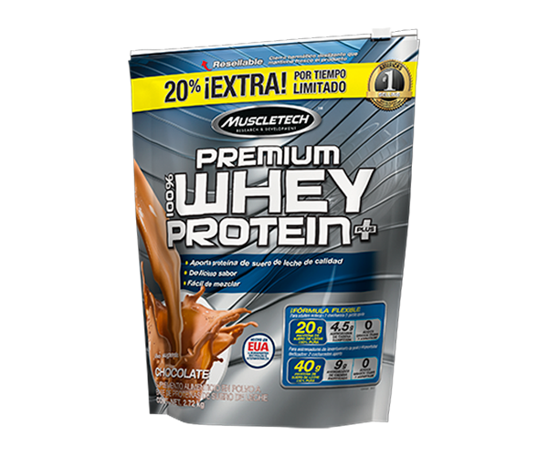 Obrázok MUSCLETECH 100 Premium Whey Protein Plus 2720 g - chocolate